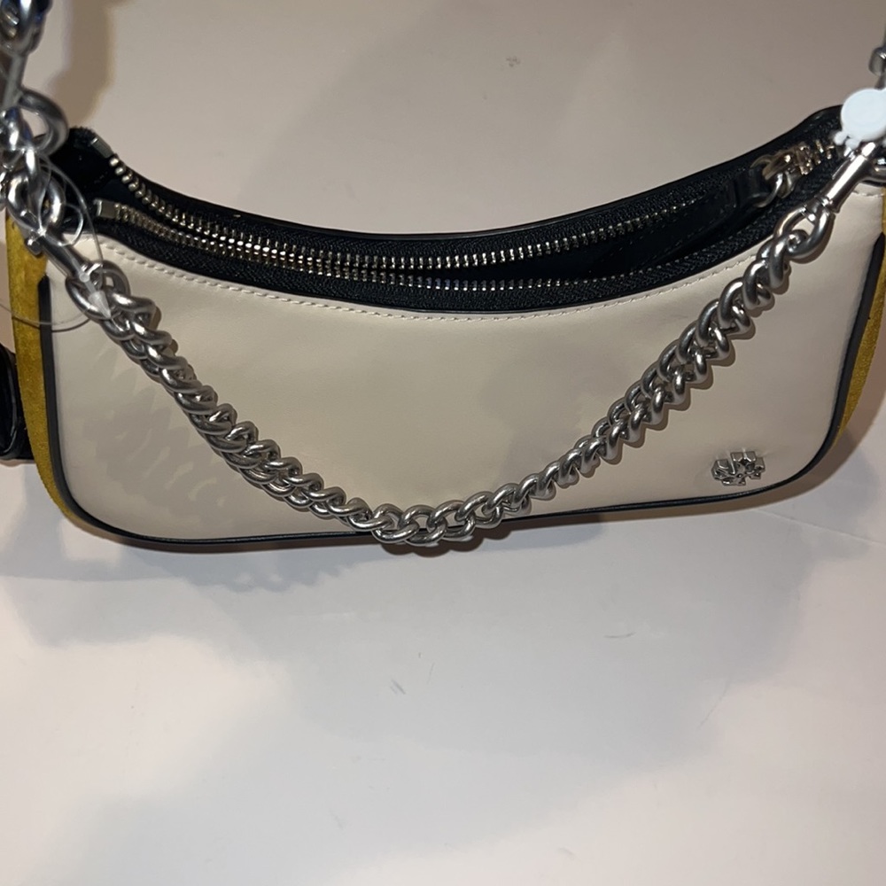 Tory Burch 151 Mercer Small Crescent Bag - Picture 10 of 14